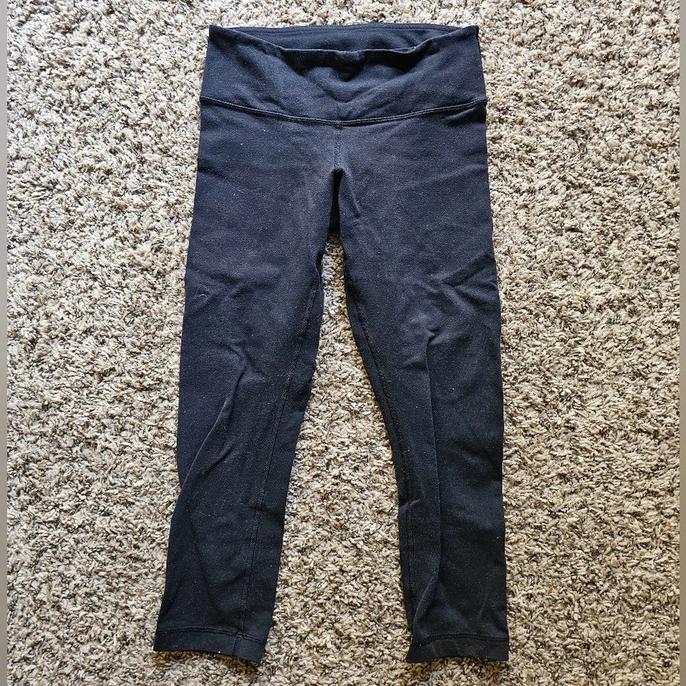 Lululemon black‎ leggings size 4